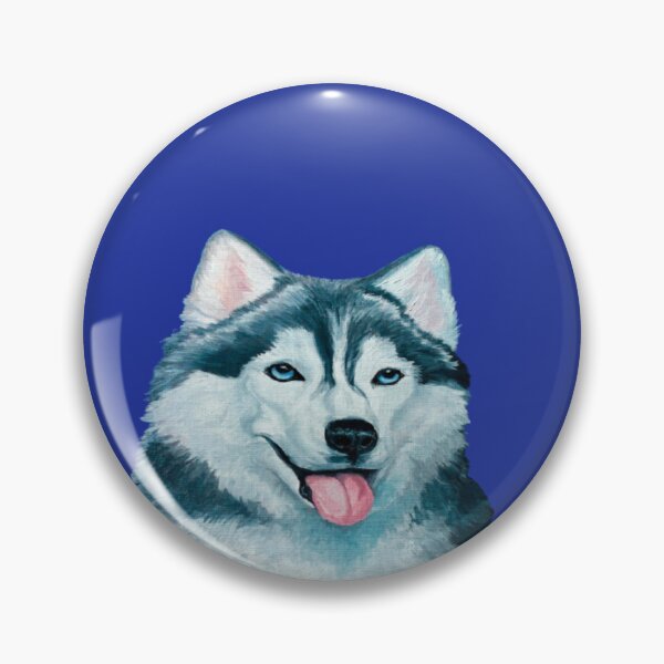 Item preview, Siberian Husky Paint Blue designed and sold by Becooldesing.