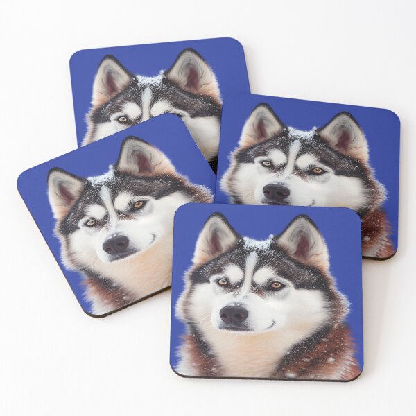 Item preview, Siberian Husky 2 Blue designed and sold by Becooldesing.