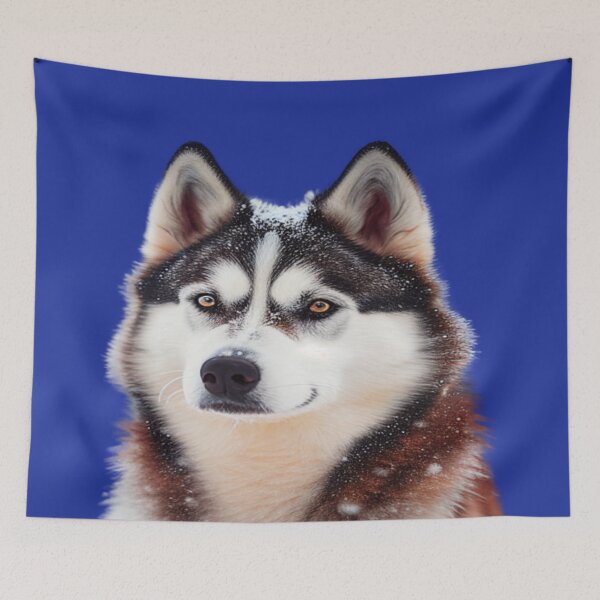 Item preview, Siberian Husky 2 Blue designed and sold by Becooldesing.