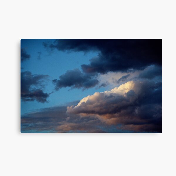 Evening sky at Sunnbüel Canvas Print