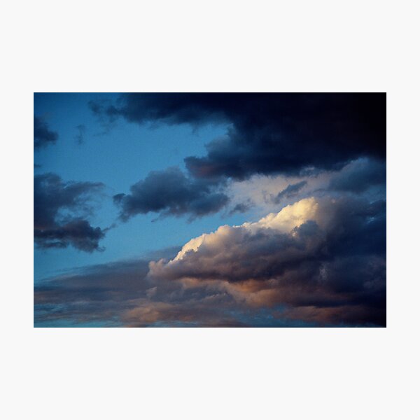 Evening sky at Sunnbüel Photographic Print