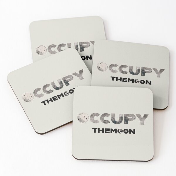 Item preview, OCCUPY the MOON - Space Exploration | Moon Landing designed and sold by SALENTOmadness.