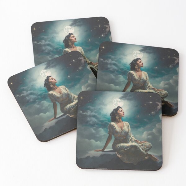 Item preview, Beautiful Indian Woman on the Moonlight designed and sold by Demonik-Art.