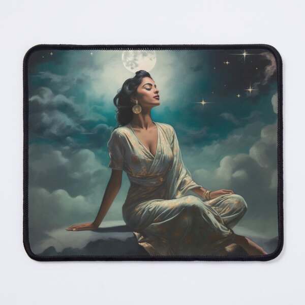 Item preview, Beautiful Indian Woman on the Moonlight designed and sold by Demonik-Art.