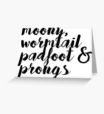 Marauders Greeting Card