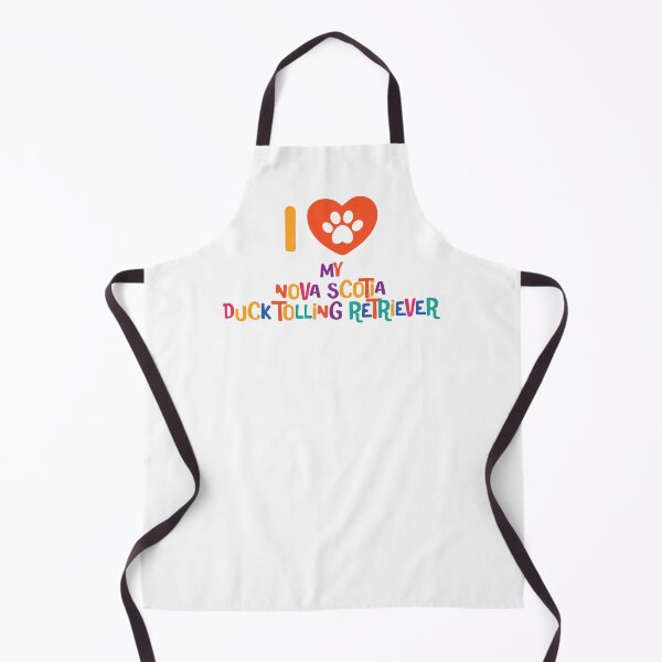 Item preview, I love my nova scotia duck tolling retriever - colorful text with pawheart designed and sold by EmeraldeaArt.
