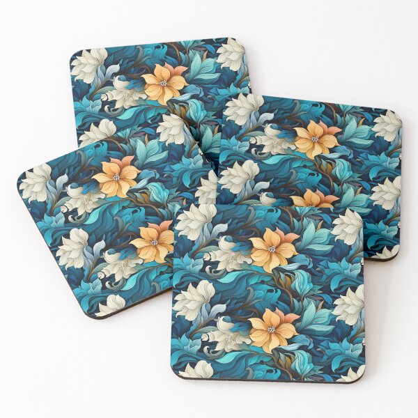 Item preview, Blue Nature Pattern designed and sold by Lumistica.