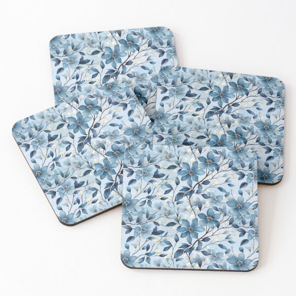 Item preview, Blue Charming Flowers designed and sold by Lumistica.