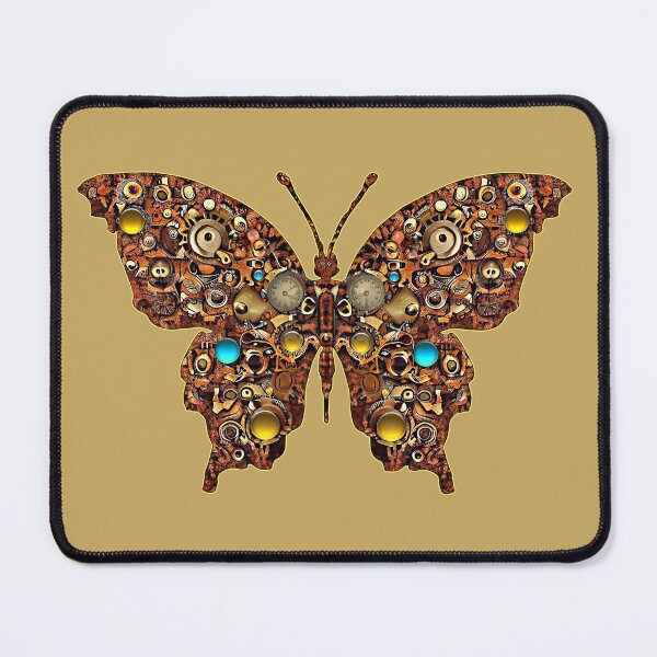 Item preview, Rusted Steamkpunk Butterfly Distressed Grunge designed and sold by Retro Art Factory.