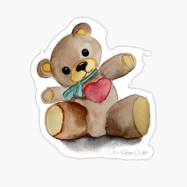 Ich hab Dich lieb- Bärchen Sticker
