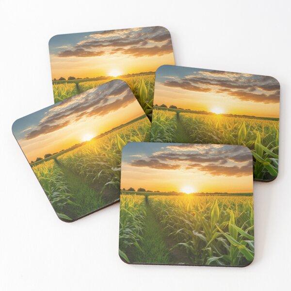 Item preview, A Sunset Over a Corn Field designed and sold by StudioRedKoala.