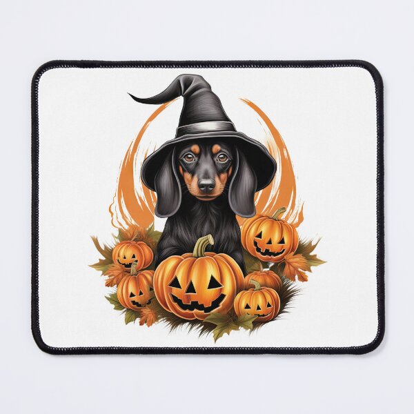 Item preview, Halloween Doberman Puppy | Witch Doberman Pinscher | Doberman Puppy designed and sold by PawsandPages.