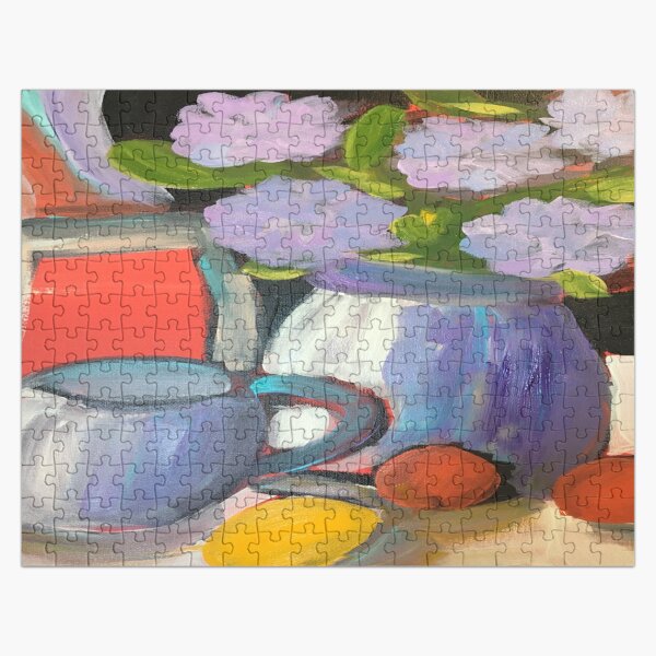 Purple Flowers Jigsaw Puzzle