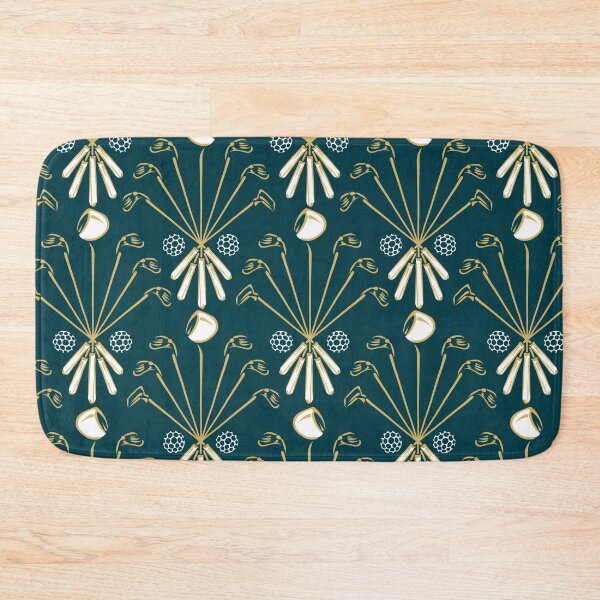 Item preview, Golf Sticks | Teal Green + Gold designed and sold by L Diane Johnson.