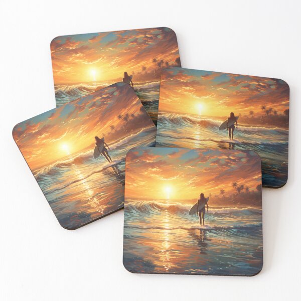 Item preview, Surfer Girl - Sunset Style - Summer Edition designed and sold by CircinusStore.