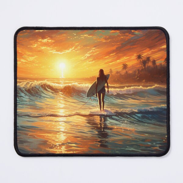 Item preview, Surfer Girl - Sunset Style - Summer Edition designed and sold by CircinusStore.