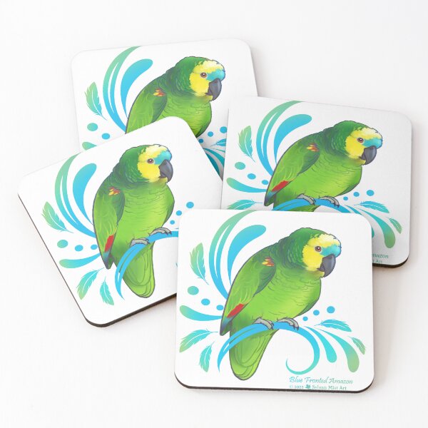 Item preview, Blue Fronted Amazon Parrot designed and sold by sylvanmist.