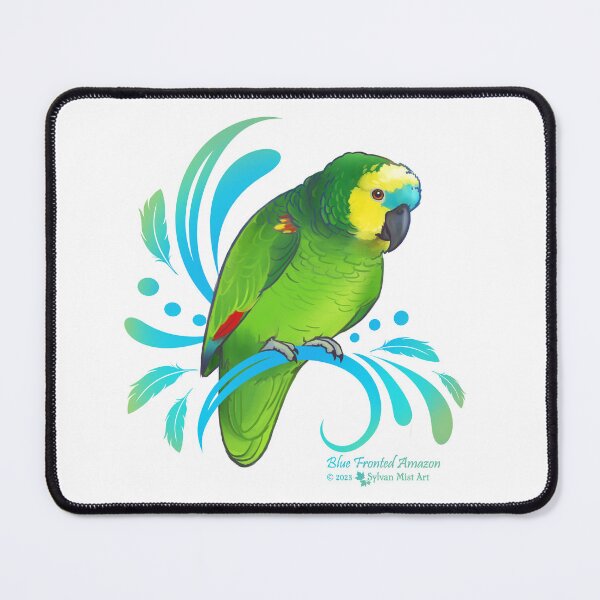 Item preview, Blue Fronted Amazon Parrot designed and sold by sylvanmist.