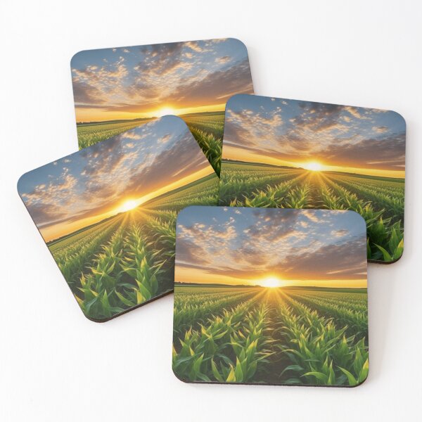 Item preview, A Sunset Over a Corn Field designed and sold by StudioRedKoala.