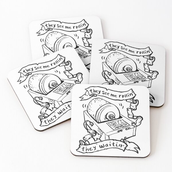 Item preview, (lines only) they see me rollin' they waitin' designed and sold by HiddenStash.