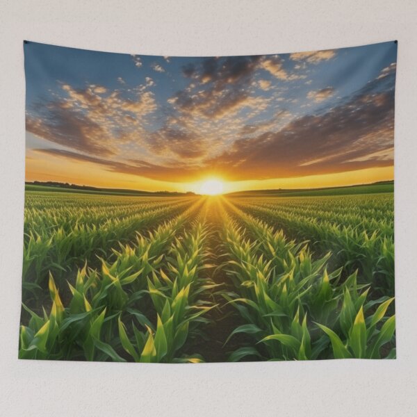 Item preview, A Sunset Over a Corn Field designed and sold by StudioRedKoala.