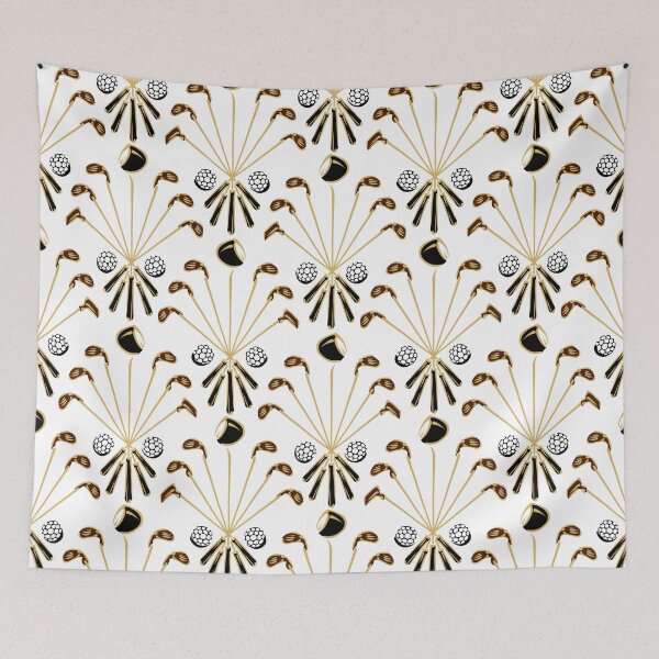Item preview, Golf Sticks | Black + Gold designed and sold by L Diane Johnson.
