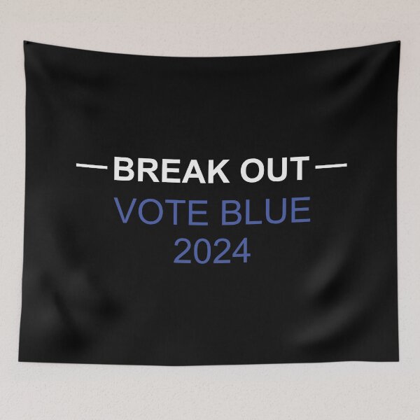 Item preview, Break out vote blue 2024 white designed and sold by Politics-Corner.