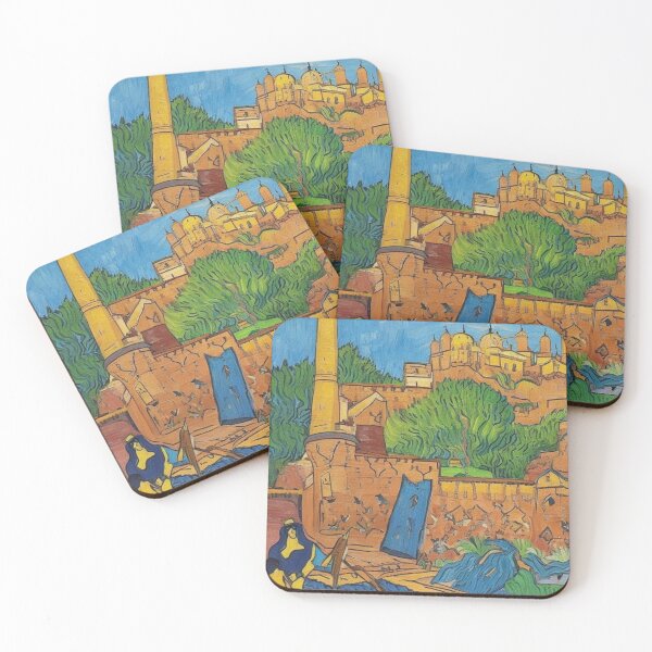Item preview, Vincent Van Gogh Indian Fort designed and sold by Starry night Cherry blossom.