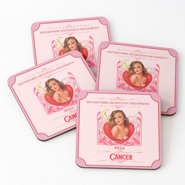 Item preview, She's a Cancer Zodiac Pin Up designed and sold by Radio Society.