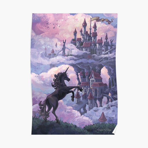 Unicorn Castle Poster