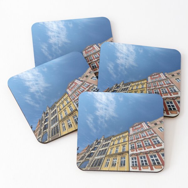 Item preview, Old town colorful houses in Wroclaw, Poland designed and sold by TalBright.