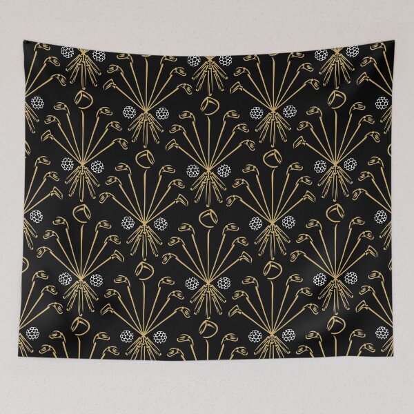 Item preview, Golf Sticks | Black + Gold designed and sold by L Diane Johnson.