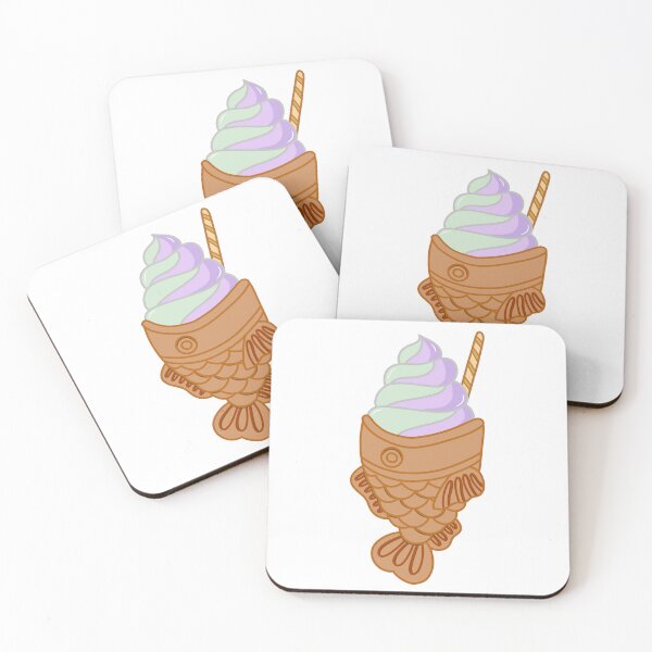 Item preview, Ube/Matcha Swirl Taiyaki Ice Cream designed and sold by MangoFloat.