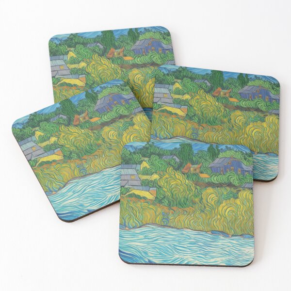 Item preview, Backyard pond Vincent Van gogh designed and sold by Starry night Cherry blossom.