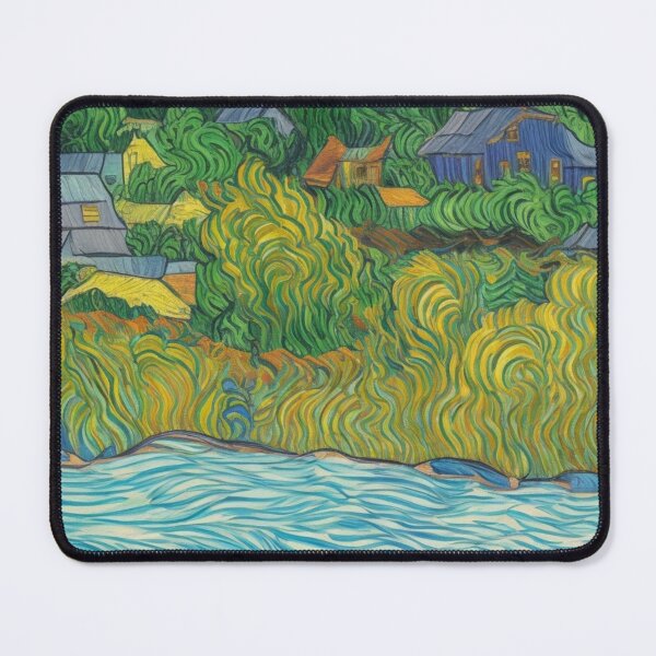 Item preview, Backyard pond Vincent Van gogh designed and sold by Starry night Cherry blossom.