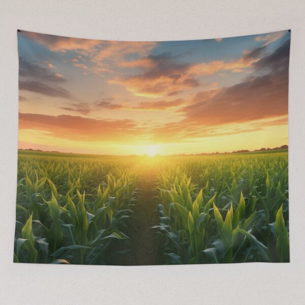 Item preview, A Sunset Over a Corn Field designed and sold by StudioRedKoala.
