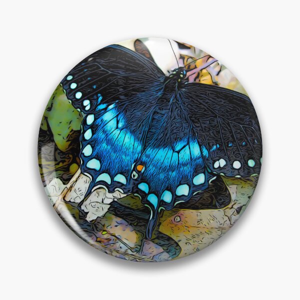 Item preview, Blue Butterfly Beautifying the Forest Grounds During Fall designed and sold by EmevoliProducts.