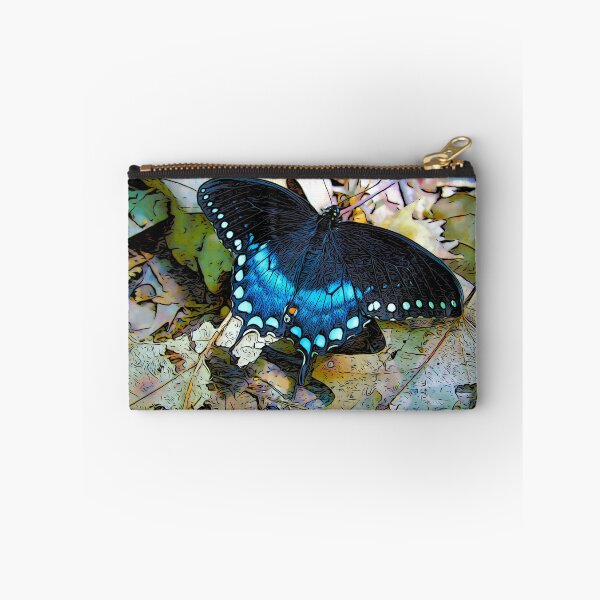 Item preview, Blue Butterfly Beautifying the Forest Grounds During Fall designed and sold by EmevoliProducts.