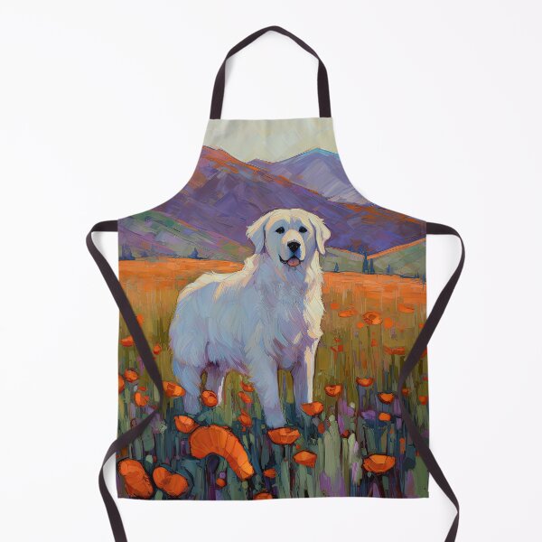 Artikelvorschau, Pyr in den Mohnblumen - Gemälde der Großen Pyrenäen entworfen und verkauft von Appyrances.