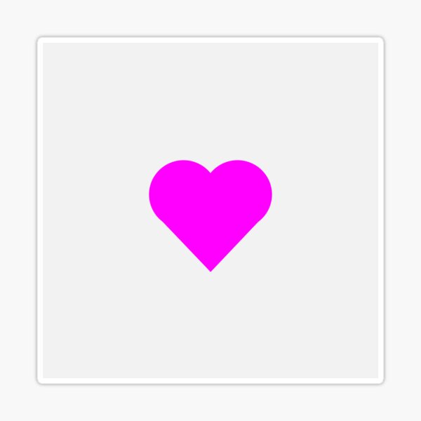 dripping love heart pink drawing sketch sticker Poster for Sale by mw2004