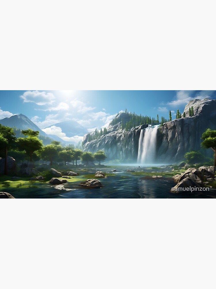 jungle waterfall water see lac lake island ile spring printemps fond  background summer ete image paysage landscape gif anime animation animated,  jungle , waterfall , water , see , lac , lake ,