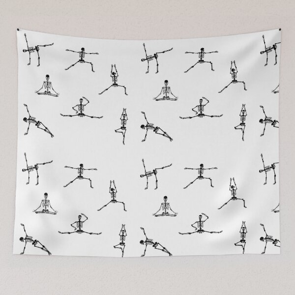Item preview, Yoga Skeletons Halloween Bundle Pack designed and sold by Petal & Flame.
