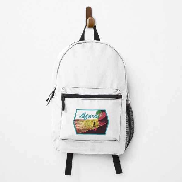 Item preview, Algarve Sunset Beach with Portuguese Flag Heart, Illustration designed and sold by Lemomo-artworks.