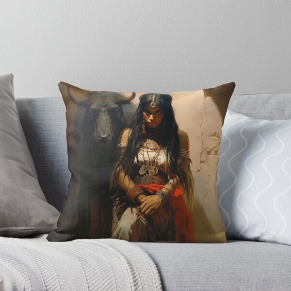 Item preview, Hippie Latina Girl with Bull Devil designed and sold by Demonik-Art.