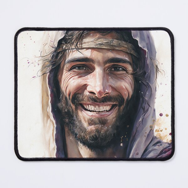 Item preview, JESUS Smiling salvation designed and sold by Ivan Guaderrama.