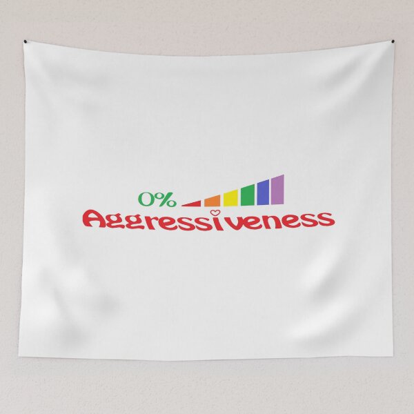 Item preview, Aggressiveness 0% LGBTQ+ designed and sold by PolishBrand.