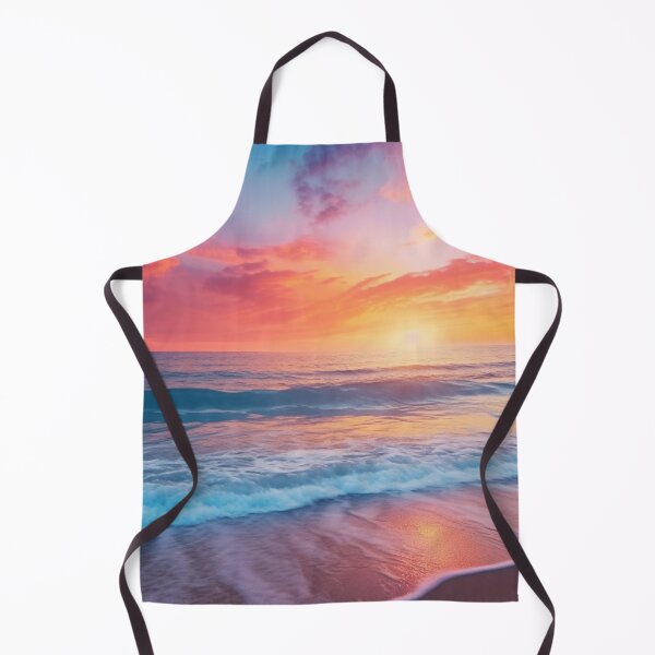 Item preview, Sunset Over the Sea, Seen From the Beach designed and sold by StudioRedKoala.