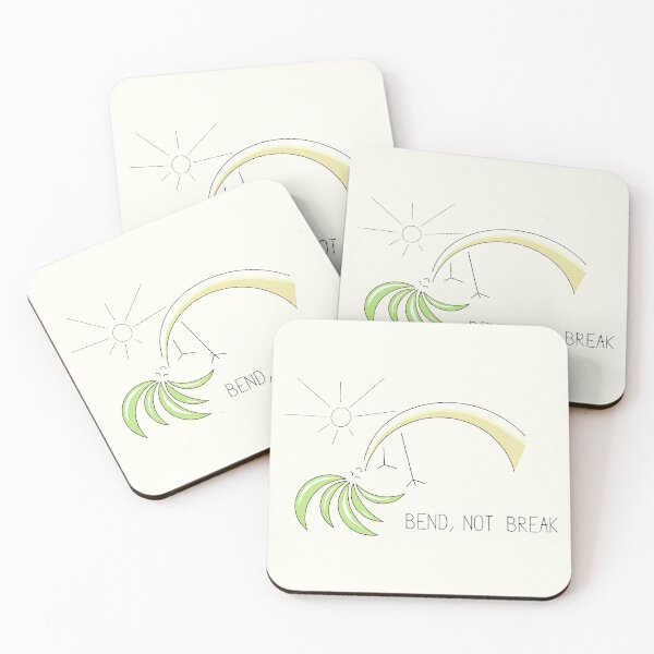 Item preview, Bend not break palm tree drawing designed and sold by SooperYela.