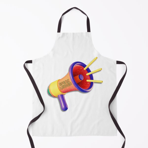 Item preview, Vibrant Multicolored Megaphone with "Speak Louder" Message designed and sold by mrelax57700.