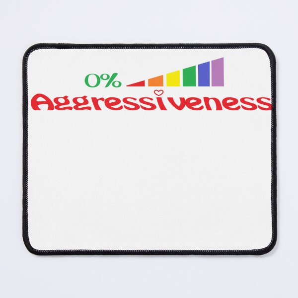 Item preview, Aggressiveness 0% LGBTQ+ designed and sold by PolishBrand.